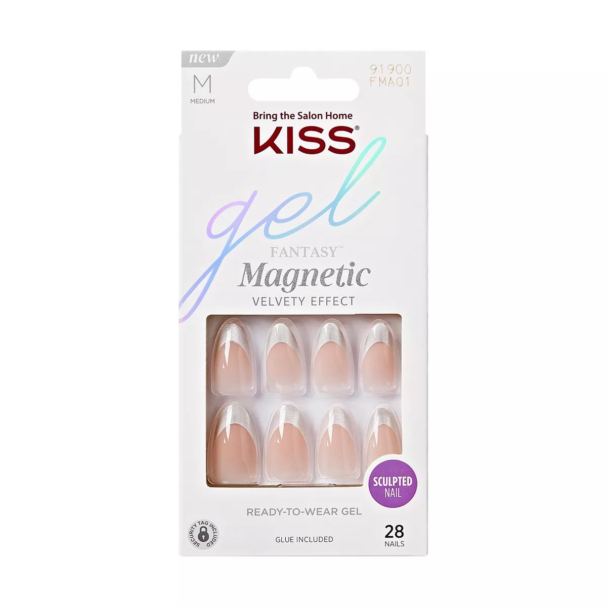 KISS Products Gel Fantasy Magnetic Fake Nails - North Coast - 31ct | Target