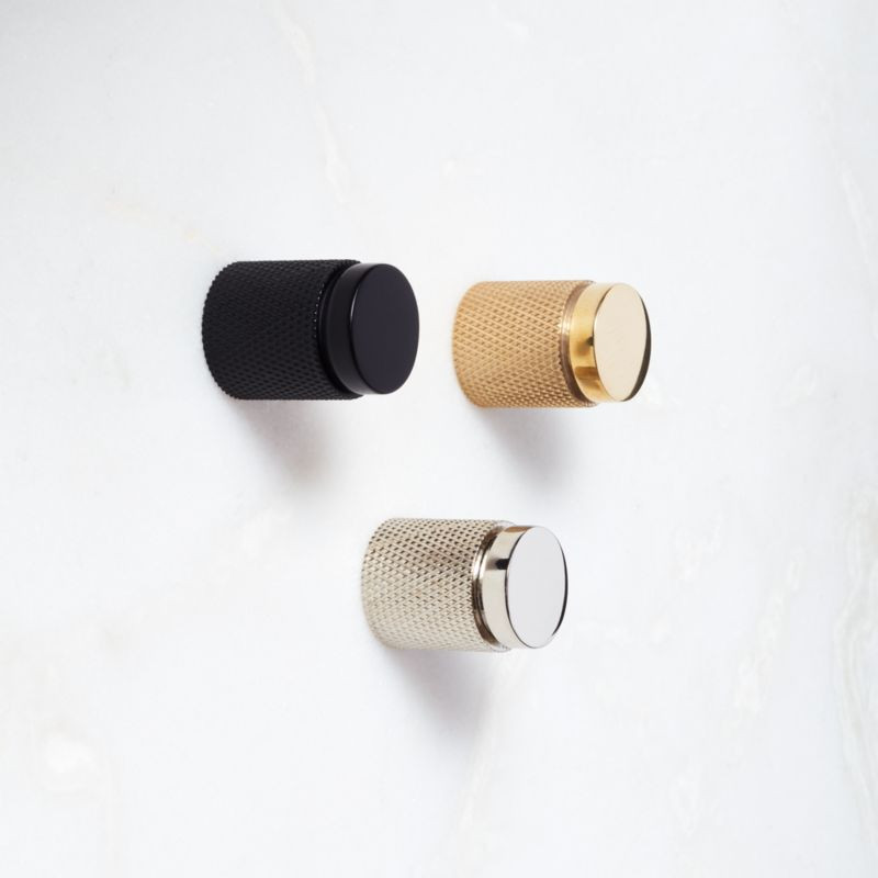 .75" Nicolo Knurled Knobs | CB2 | CB2