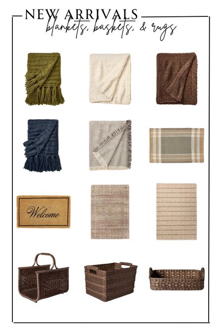 New Target Fall Arrivals from Threshold with Studio McGee!  There are so many good pieces for fall and year round!  Comment what you ordered, would love to see!  Loving all the cozy blankets, baskets, and rugs!  The Boucle blankets are always a favorite every year!

#LTKHome #LTKSeasonal #LTKSummerSales