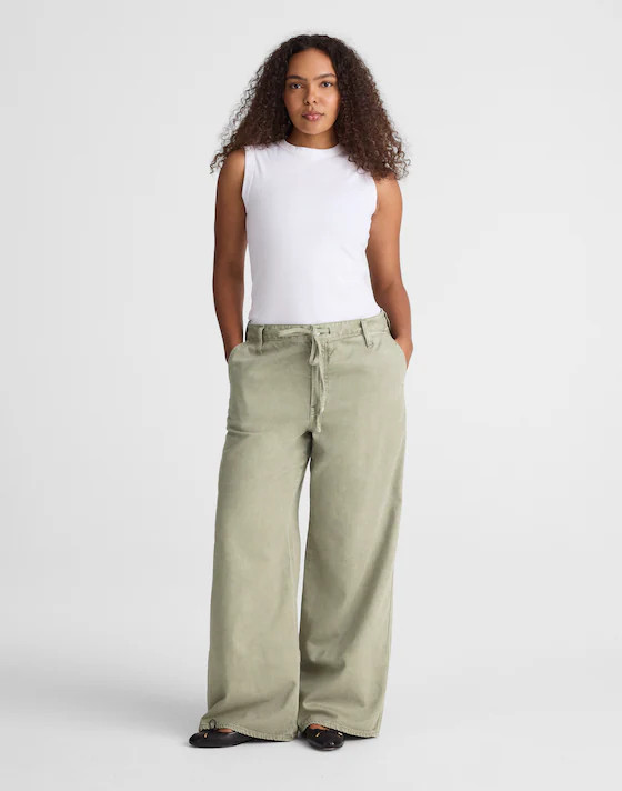 The Curvy Ultimate Wide-Leg Pant in Airy Denim | Madewell
