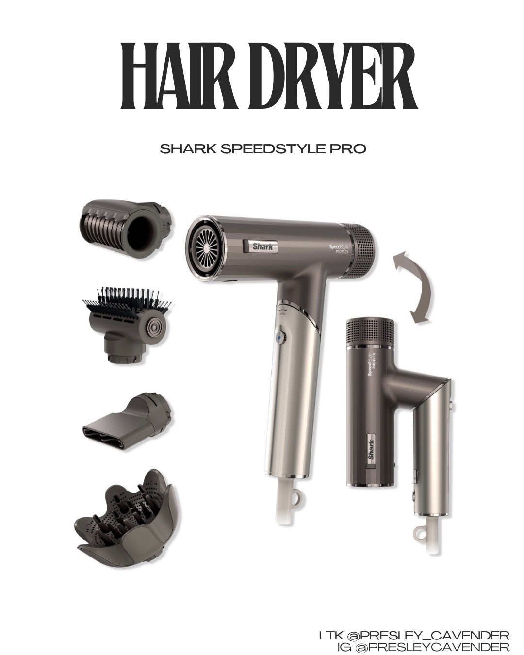 Shark Speed style pro! The best hairdryer EVER! 

#hairdyer
#shark
#beauty
#grwm

#LTKBeauty #LTKootd #LTKgrwm