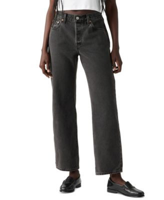 Levi's Women's Mid-Rise Straight-Fit Jeans - Sweetest Taboo | Macy's