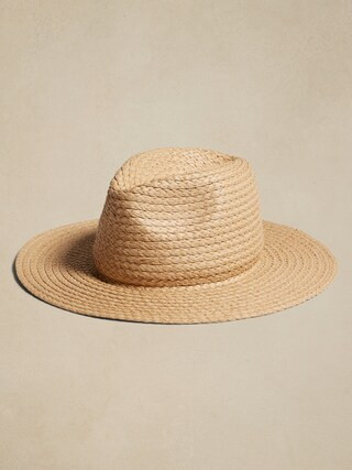Braided Straw Fedora | Banana Republic Factory