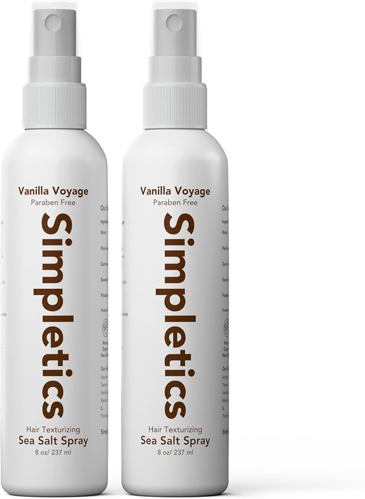 Himalayan Sea Salt Spray for Straight & Wavy Hair - All Natural, 5 Ingredient, Texturizing & Volu... | Amazon (US)