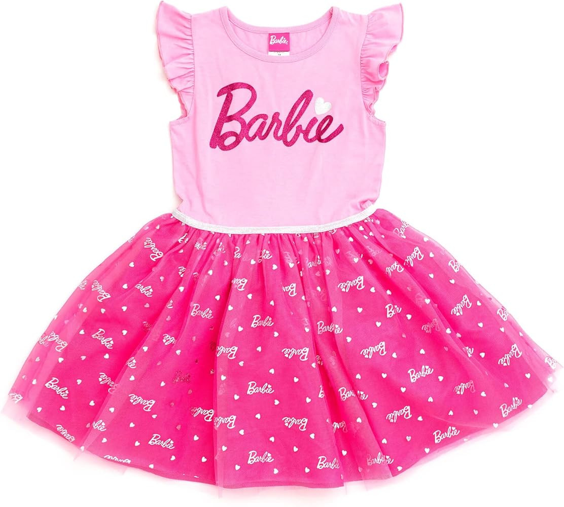 Barbie Girls Tulle Dress Little Kid to Big Kid | Amazon (US)