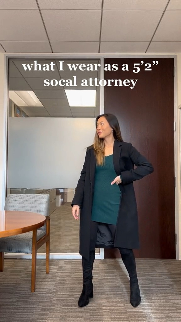 Sweater dress, office fashion, outfits for work, winter outfit, outerwear

#LTKSeasonal