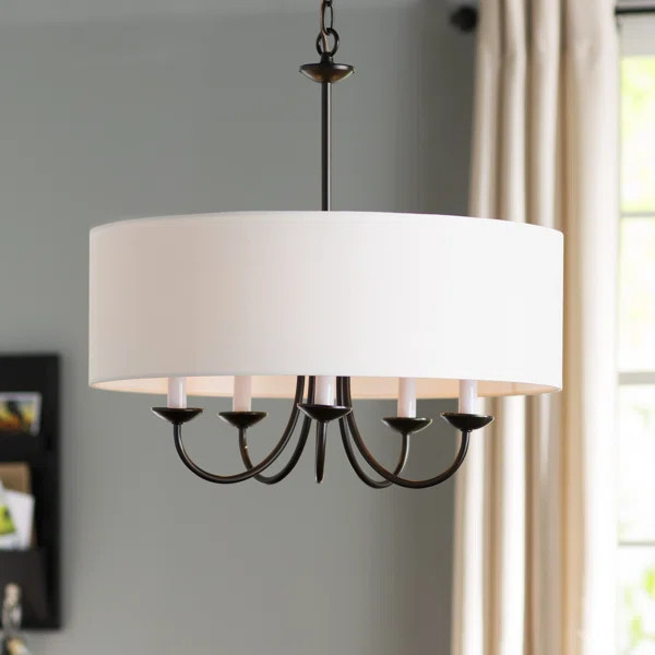 5 - Light Dimmable Drum Chandelier | Wayfair North America