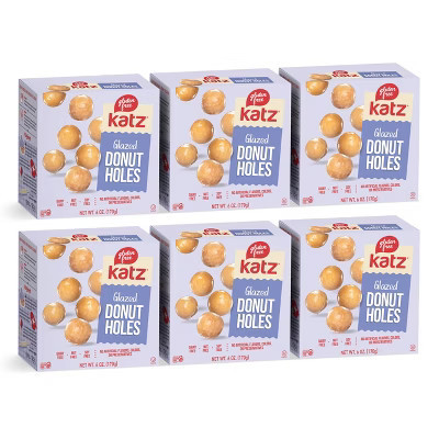 Katz Gluten Free Glazed Donut Holes - 6 Pack | Target