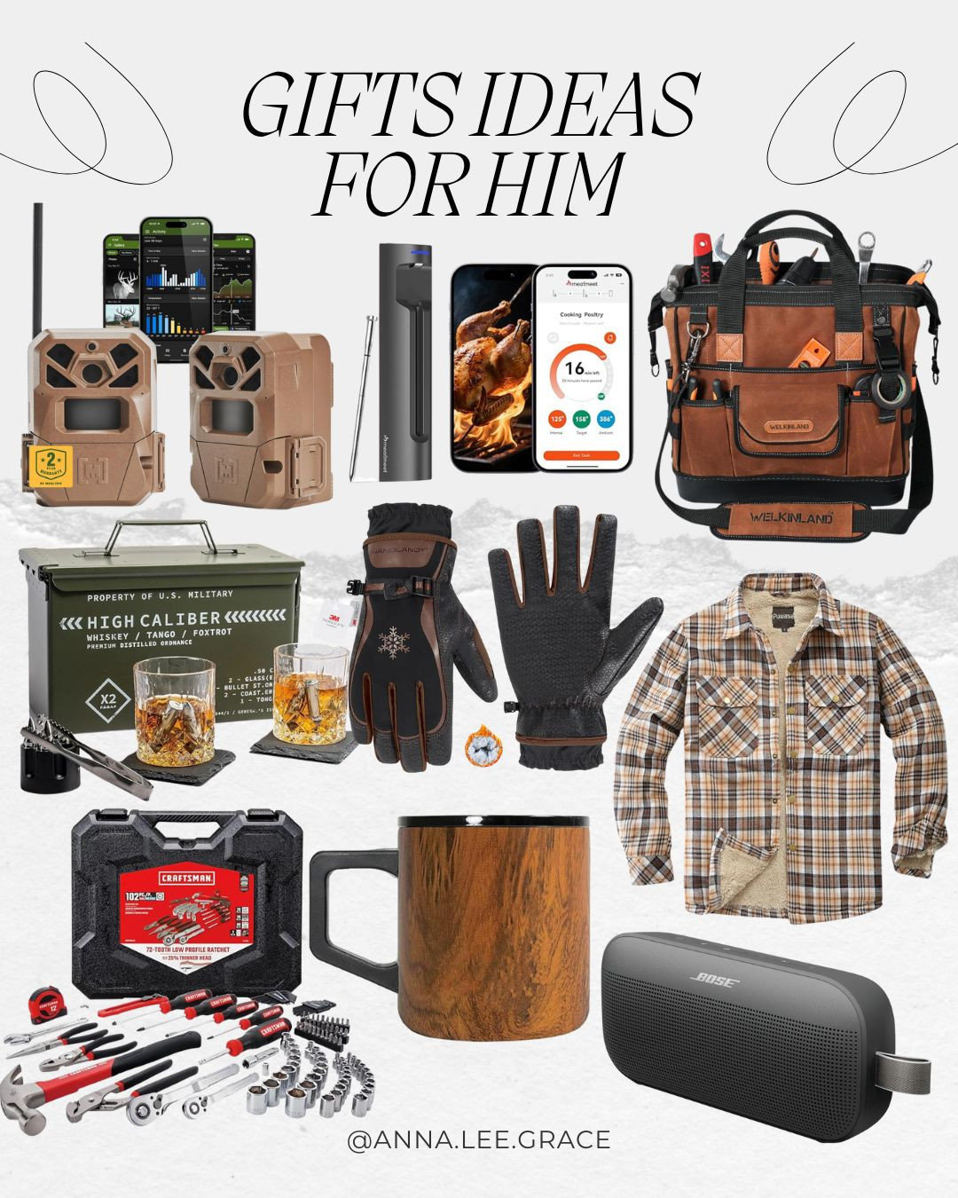 Gift ideas for him! 

Gift idea for men, gift idea for husband, gifts for him, gifts for men, men gift ideas, holiday gifts, christmas gifts 

 #LTKGiftGuide #LTKHoliday #LTKSeasonal