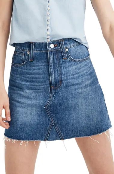 https://m.shop.nordstrom.com/s/madewell-eco-edition-rigid-denim-a-line-miniskirt/5229595?origin=keyw | Nordstrom