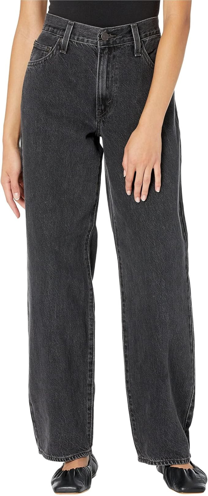 Levi's® Premium Baggy Dad Jeans for Women – 90s Vibe – Mid Rise Fit – Blended Cotton – F... | Amazon (US)