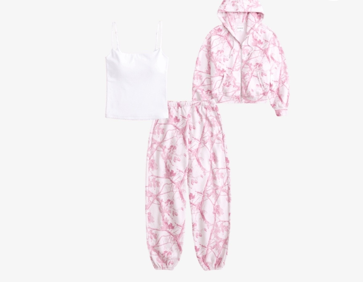 Camo matching set on sale
Gift idea 
Abercrombie outfit 

#LTKGiftGuide #LTKSaleAlert #LTKFindsUnder100