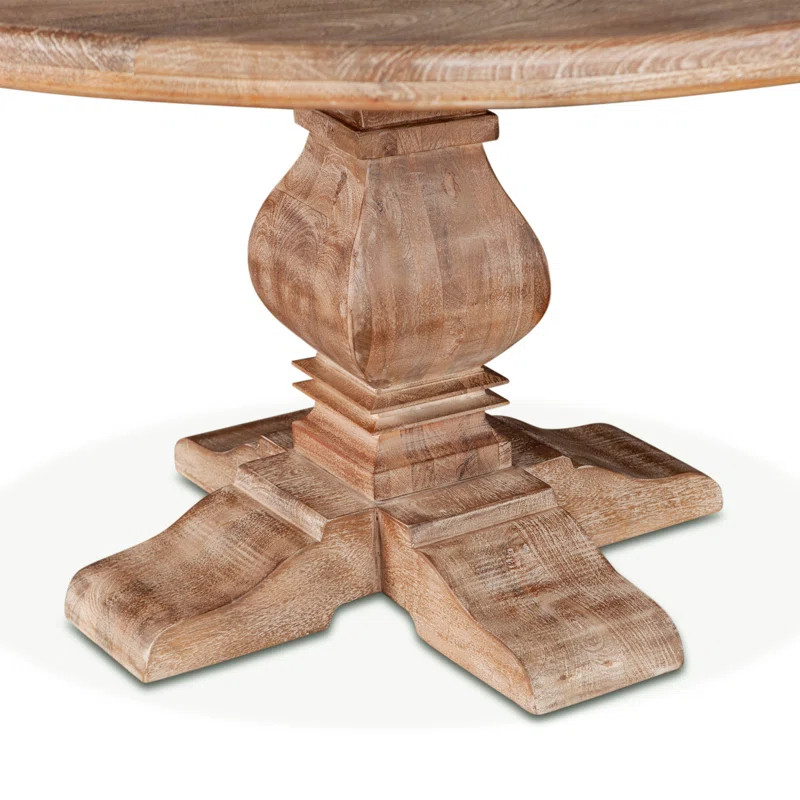 Candace Round Solid Wood Dining Table | Wayfair North America