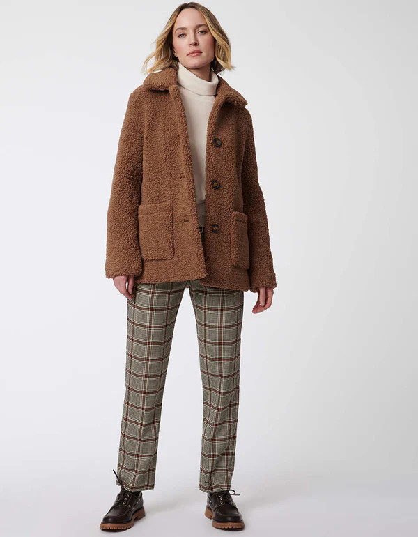 Teddy Vegan Fur Jacket | Bernardo Fashions