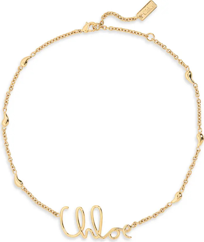 Script Logo Necklace | Nordstrom