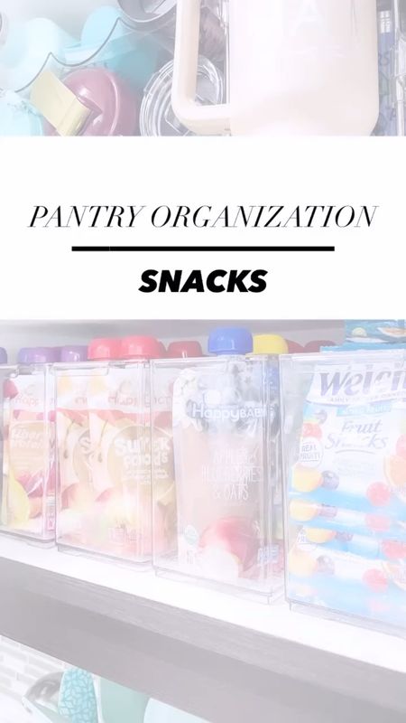Pantry Organization, snacks organization, kids snacks back to school, acrylic containers, pantry containers

#LTKunder50 #LTKhome #LTKfamily