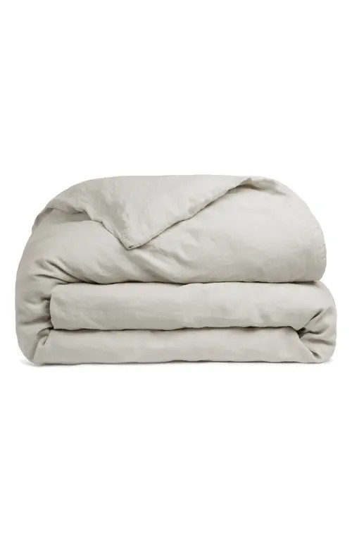 Parachute Linen Duvet Cover in Bone at Nordstrom, Size King/california King | Nordstrom