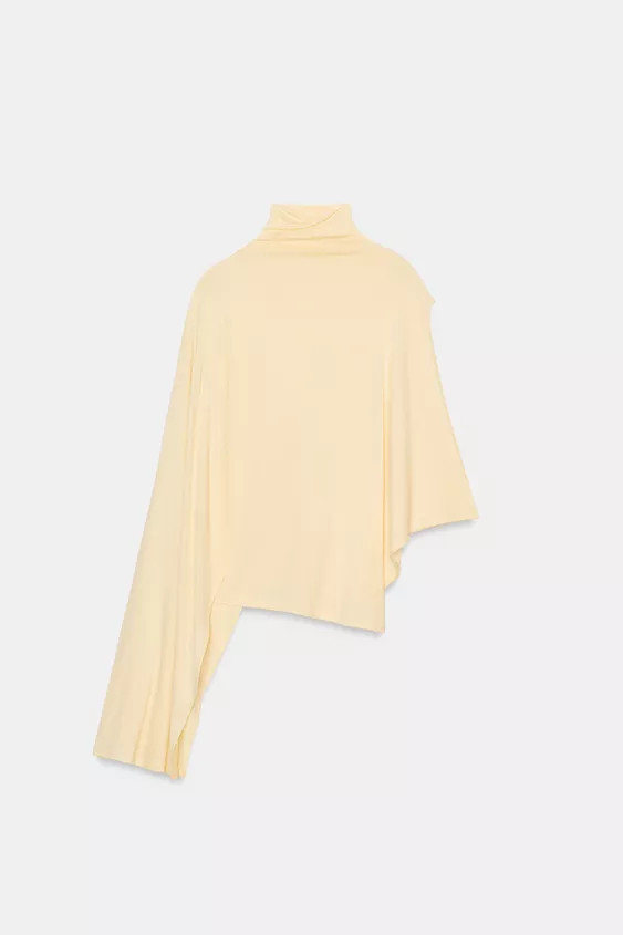 ASYMMETRIC FLOWY TOP | Zara US