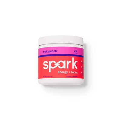 Spark Energy + Focus Drink Mixes Canister - Fruit Punch - 25 Servings | Target