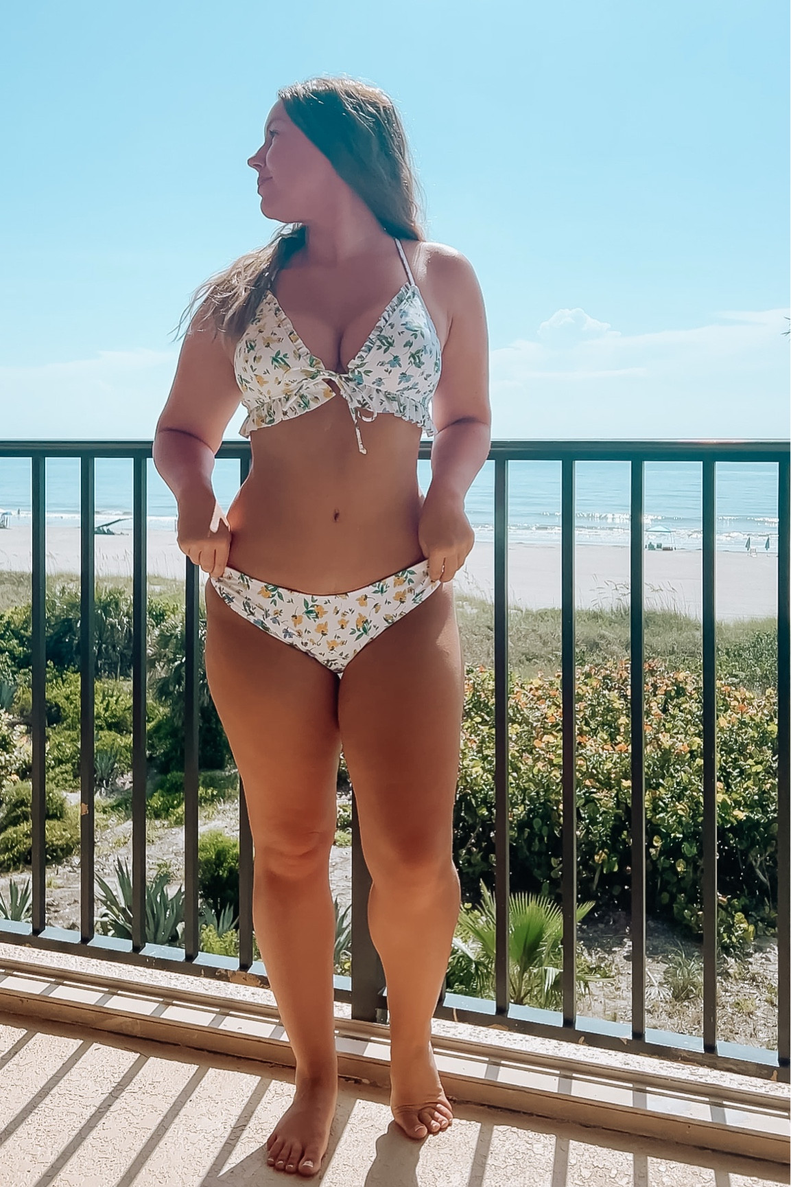 This swimsuit is so feminine and cute!! I’m wearing a medium in the top and bottoms. Plus it’s less than $40 for the set!

#LTKFindsUnder50 #LTKSummerEdit #LTKSwim