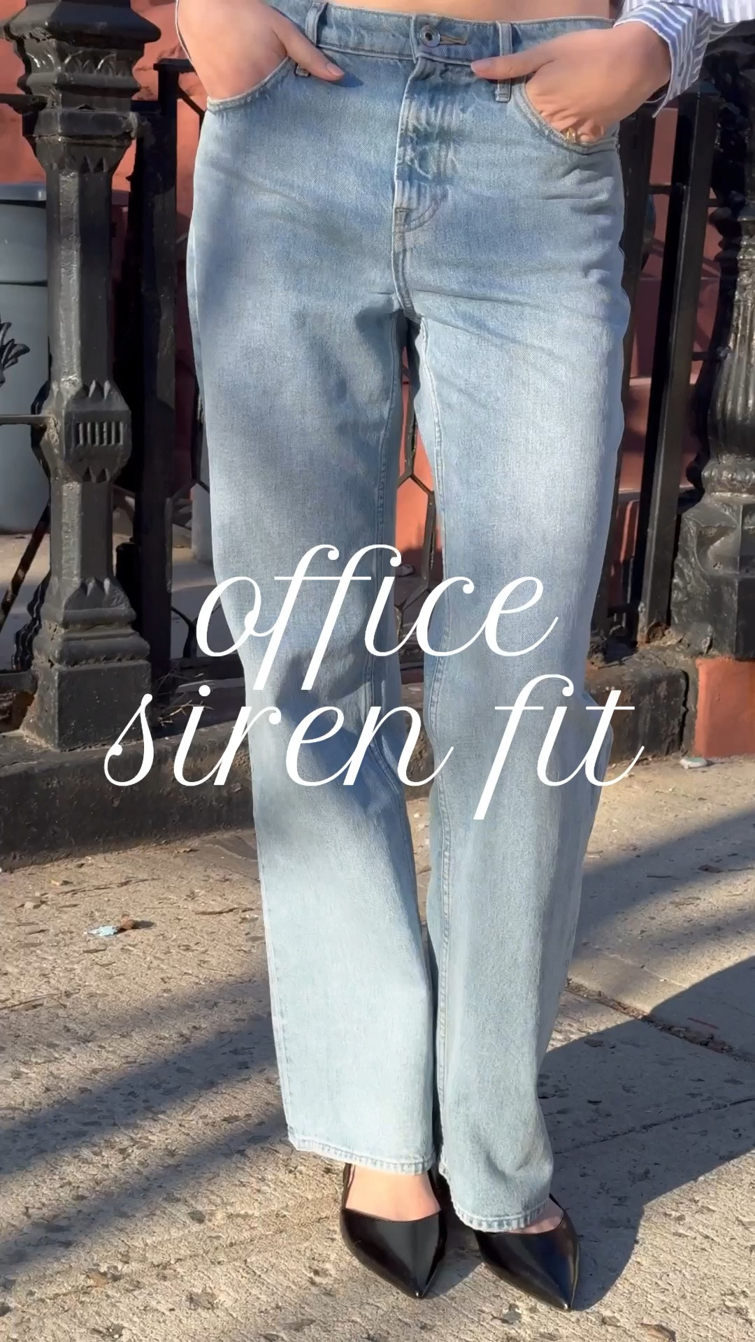 90s office siren spring outfit ✨