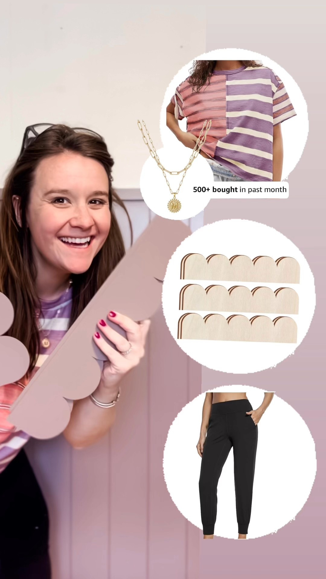 Shirt: runs large but still sized up to a Medium to accommodate the bump 

Pants: CRZ Amazon line (lulu dupe!). Run a bit small. I’m wearing M.

Comfy, baby girl, girls nursery build

#LTKHome