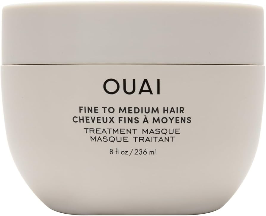 OUAI Fine to Medium Hair Treatment Masque - Hair Mask for Hair Repair, Hydration and Shine - With... | Amazon (US)