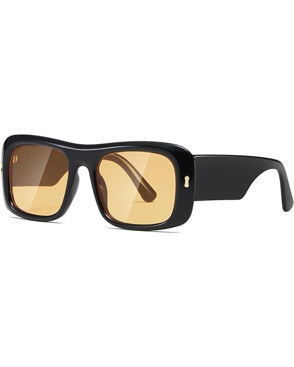 kimorn Sunglasses for Womens Mens Trendy Retro Fashion Sun Glasses 90’s Vintage Y2K Oversize Sq... | Amazon (UK)