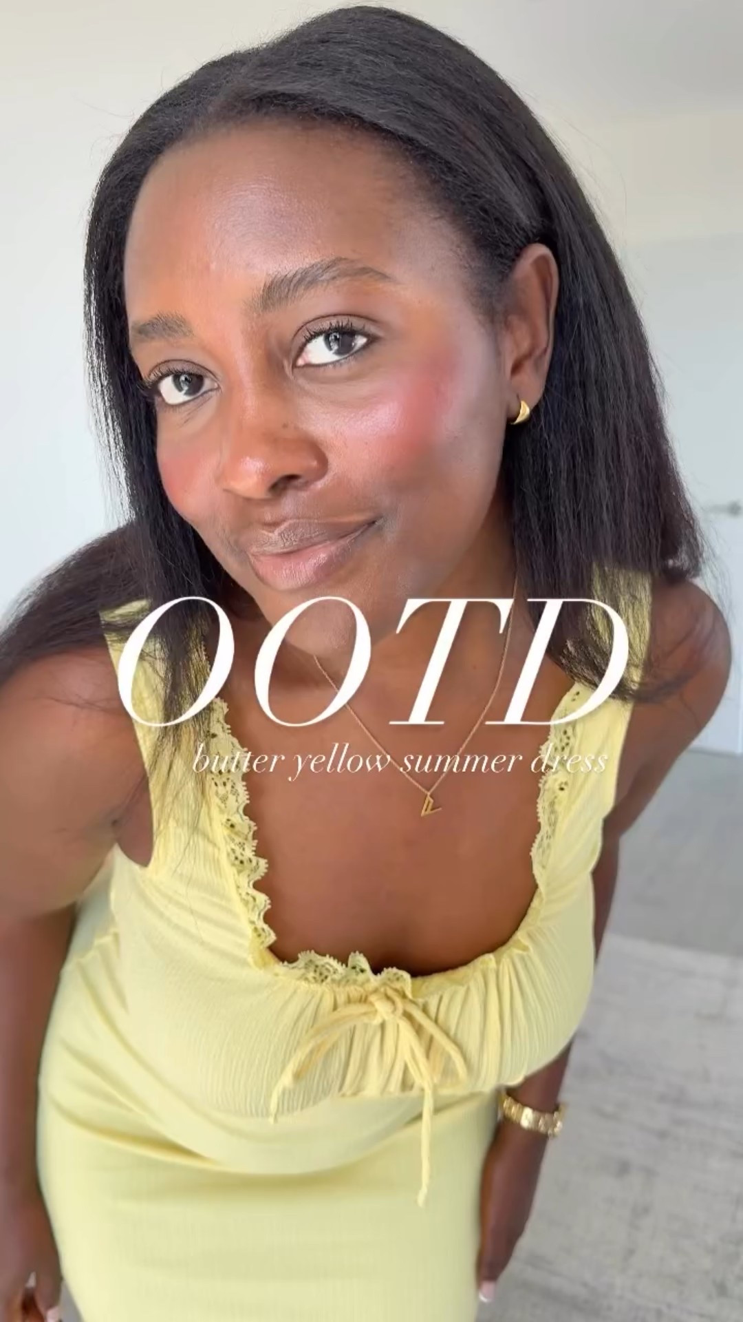 Brb, going to pick some lemons 🍋 butter yellow still my summer obsession 💛 dress from @newlook 
. 
.
.
.
.
.
.
.
.
.
.
.
.
.
.
outfit ideas. outfit inspo. fashion inspo. minimal style. effortless chic. everyday outfit. ootd. streetwear style. get ready with me. minimal fashion. scandinavian style. hair inspo. daily outfit. outfit ideas. luxury style. gold jewellery. gold acessories. neutral style. feminine style.
Spring fashion. Summer inspo. Summer outfits.
Elegant outfits.  #styleinspo #ootd #curvyfashion #styling #summerfashion #ogl #summermusthave #grwm #midsizestyle #fashioninspo  #summeroutfit #summerdress #blackgirl #newlook #ad