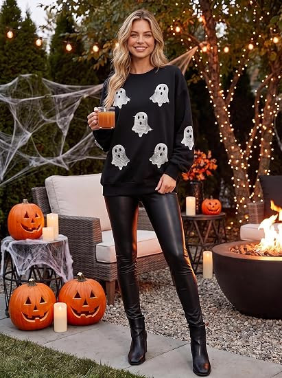 I’m in my cozy Halloween outfit era and these Amazon sweatshirts are so good 👻 Think oversized fits, cute ghosts, spooky graphics, and easy neutral colors you can wear on repeat. Perfect for layering on chilly fall mornings too.
#AmazonHalloween #SpookySeasonOutfits #FallSweatshirts #AmazonFashion #CozyFallOutfit #HalloweenWardrobe #GhostPrintSweatshirt #LTKStyle #FallLayering #AmazonFinds 

 #LTKSeasonal #LTKU #LTKSaleAlert