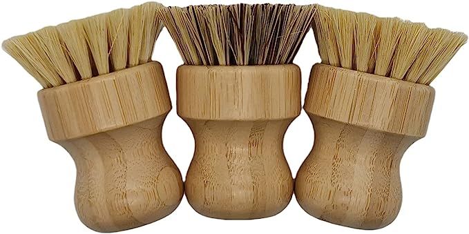 Bamboo Dish Brush, Dish Scrub Brush, Vegetable Brush, Dish Scrubber Brush, Dish Cleaning Brush & ... | Amazon (CA)