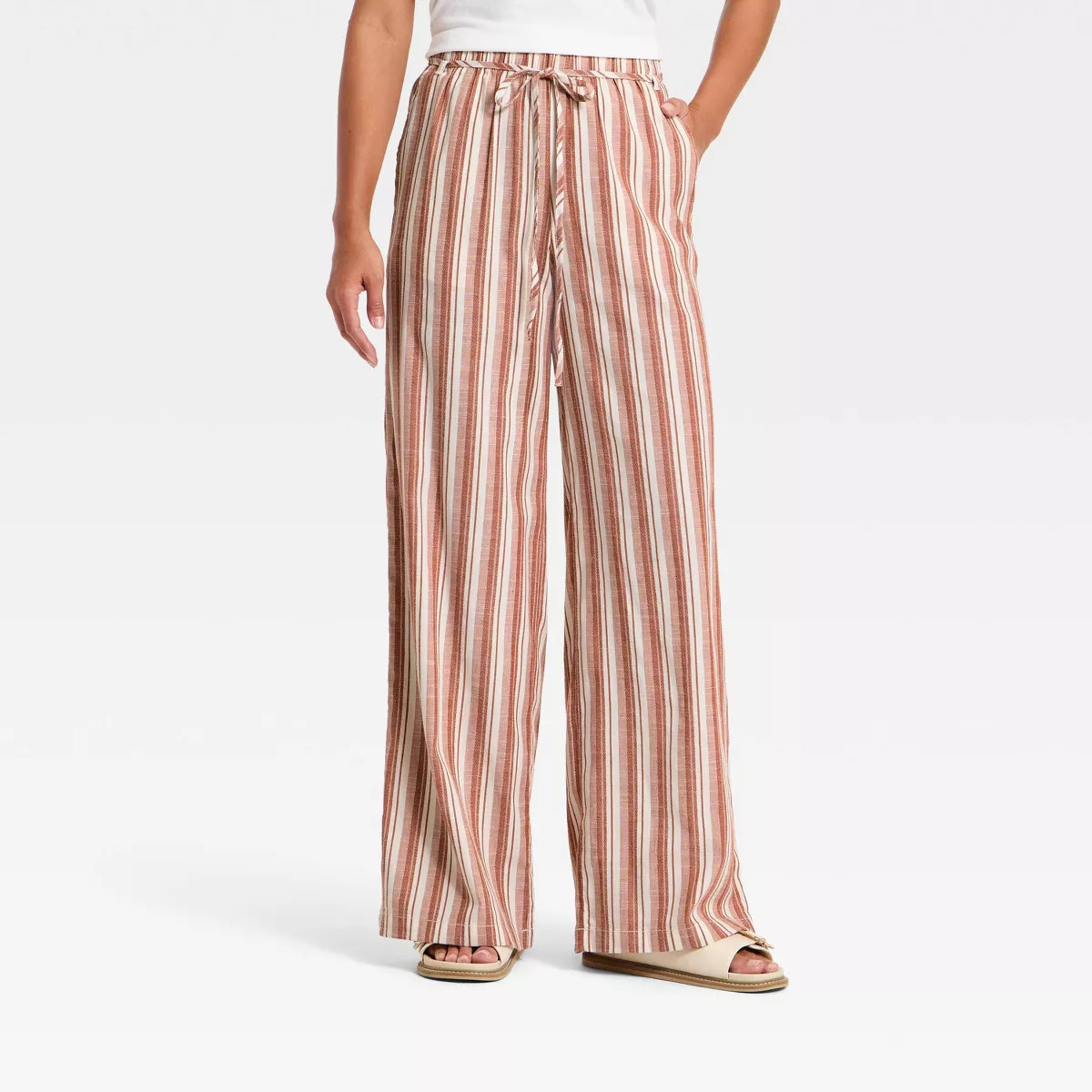 Women's Mid-Rise Wide Leg Palazzo Pants - Universal Thread™ | Target