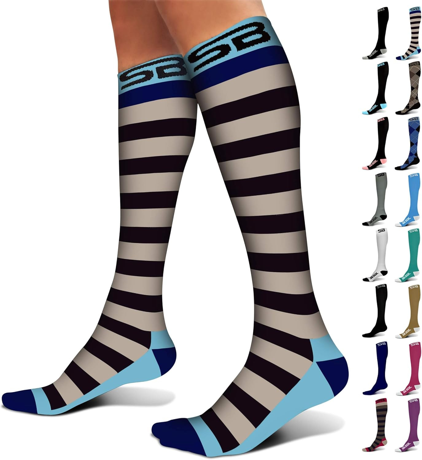 SB SOX Compression Socks (20-30mmHg) for Men & Women | Amazon (US)