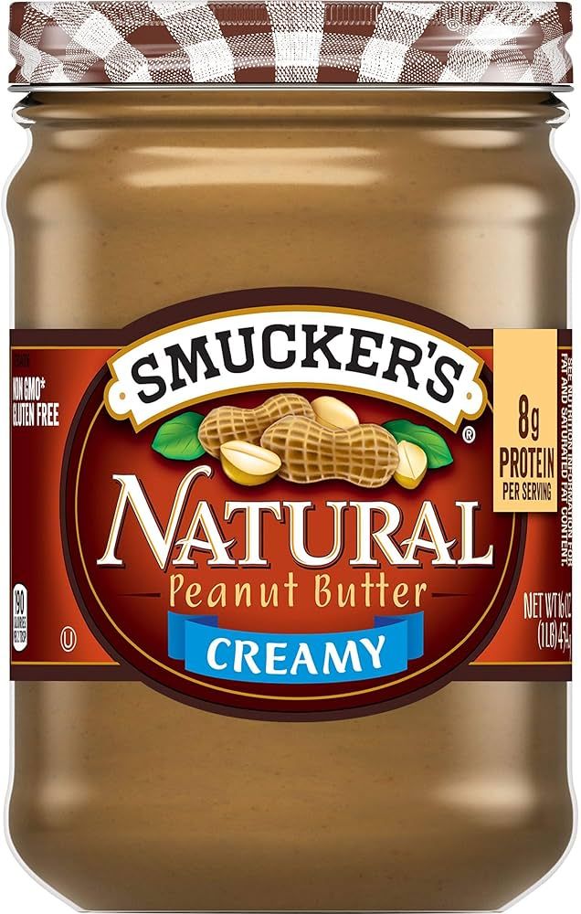 Smucker's Natural Creamy Peanut Butter, 16 Ounces | Amazon (US)