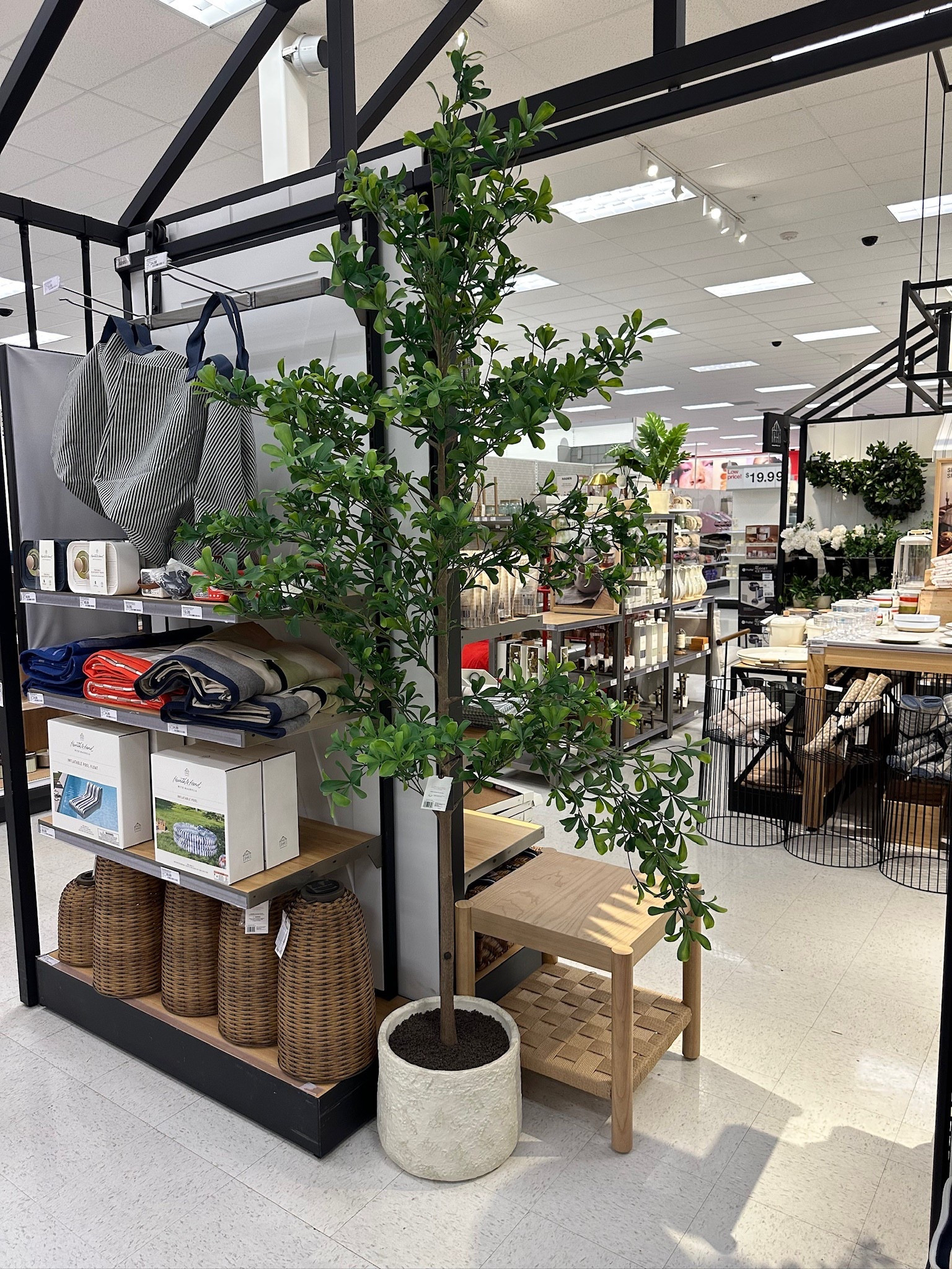 Realistic looking faux tree from Target! 

#LTKSeasonal #LTKHome