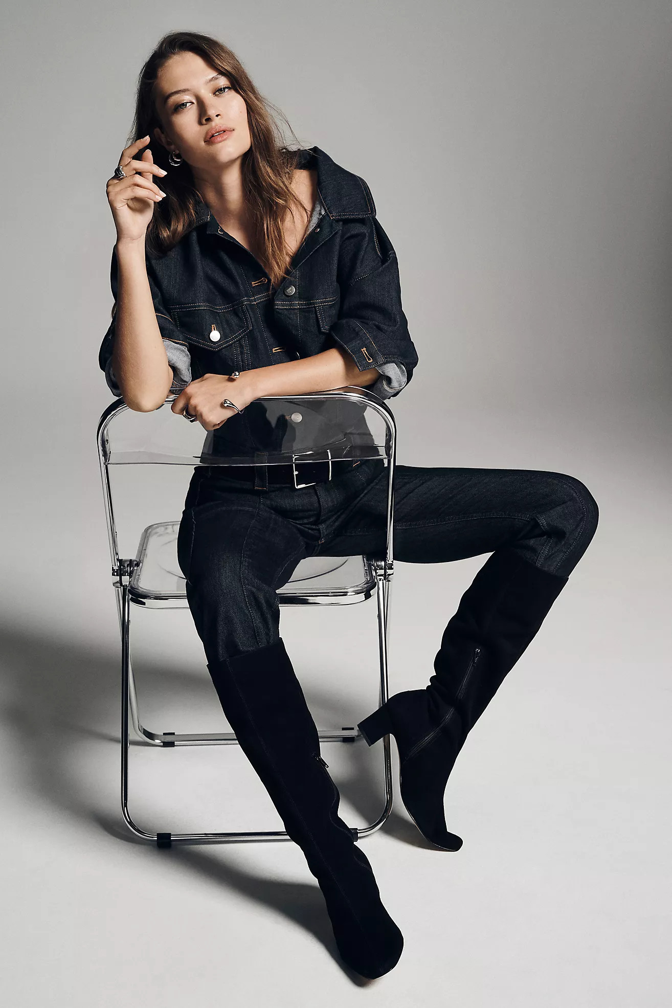 The Weston Denim Boyfriend Jacket by Pilcro | Anthropologie (US)