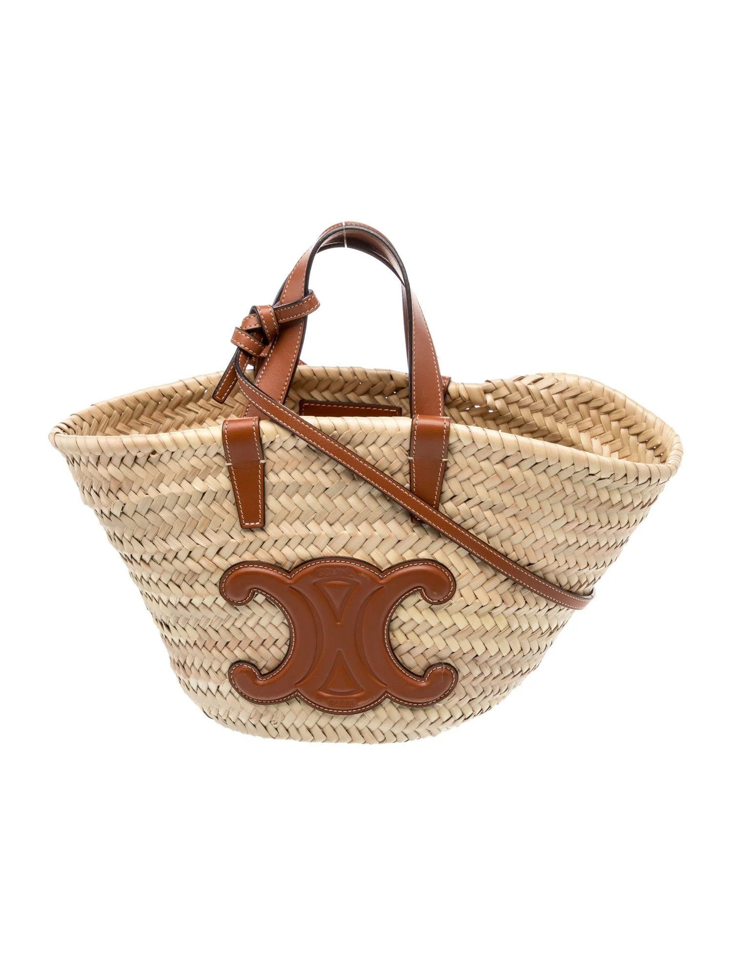 Celine Raffia Classic Panier Medium - Neutrals Totes, Handbags - CEL398266 | The RealReal | The RealReal