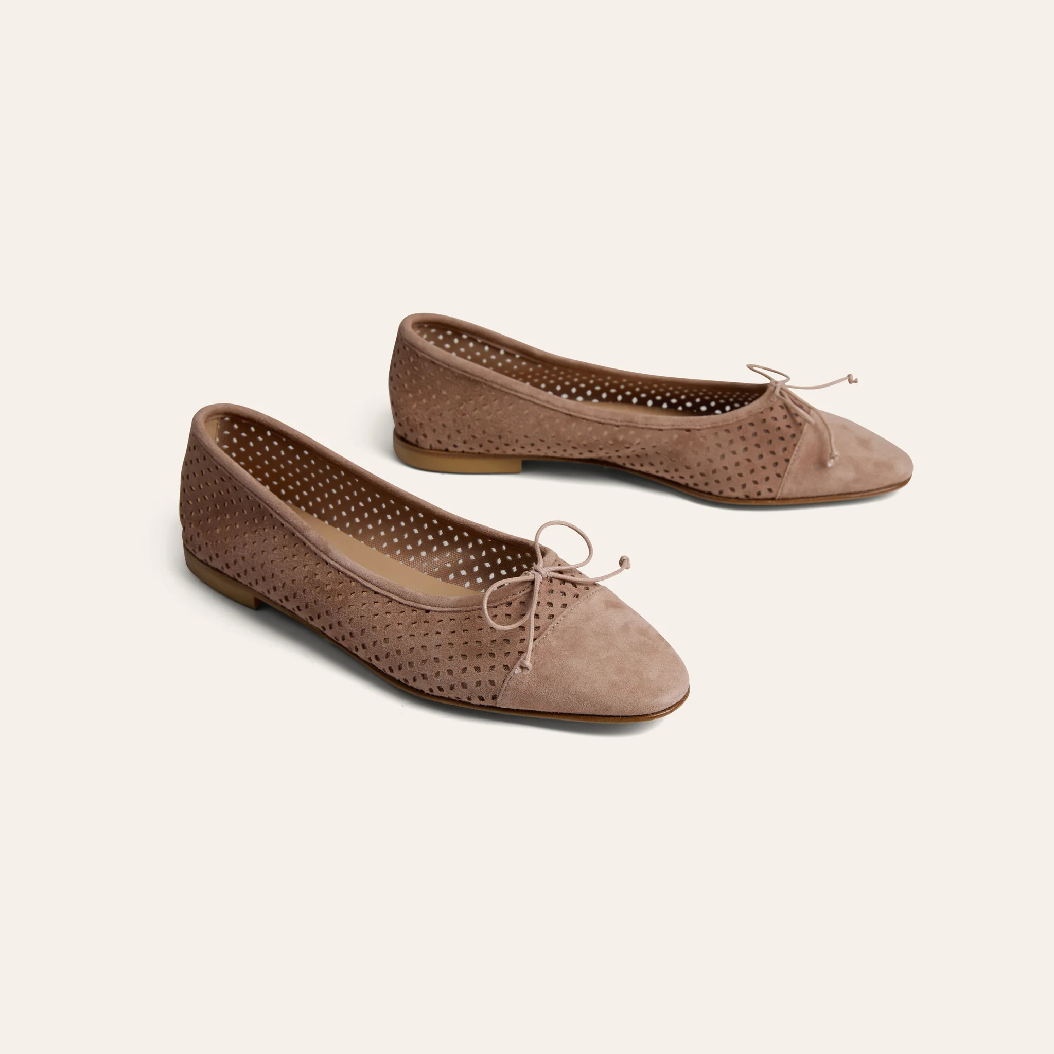 Como Ballet Flats in Rete Rose Wind | A. Soliani | A.Soliani