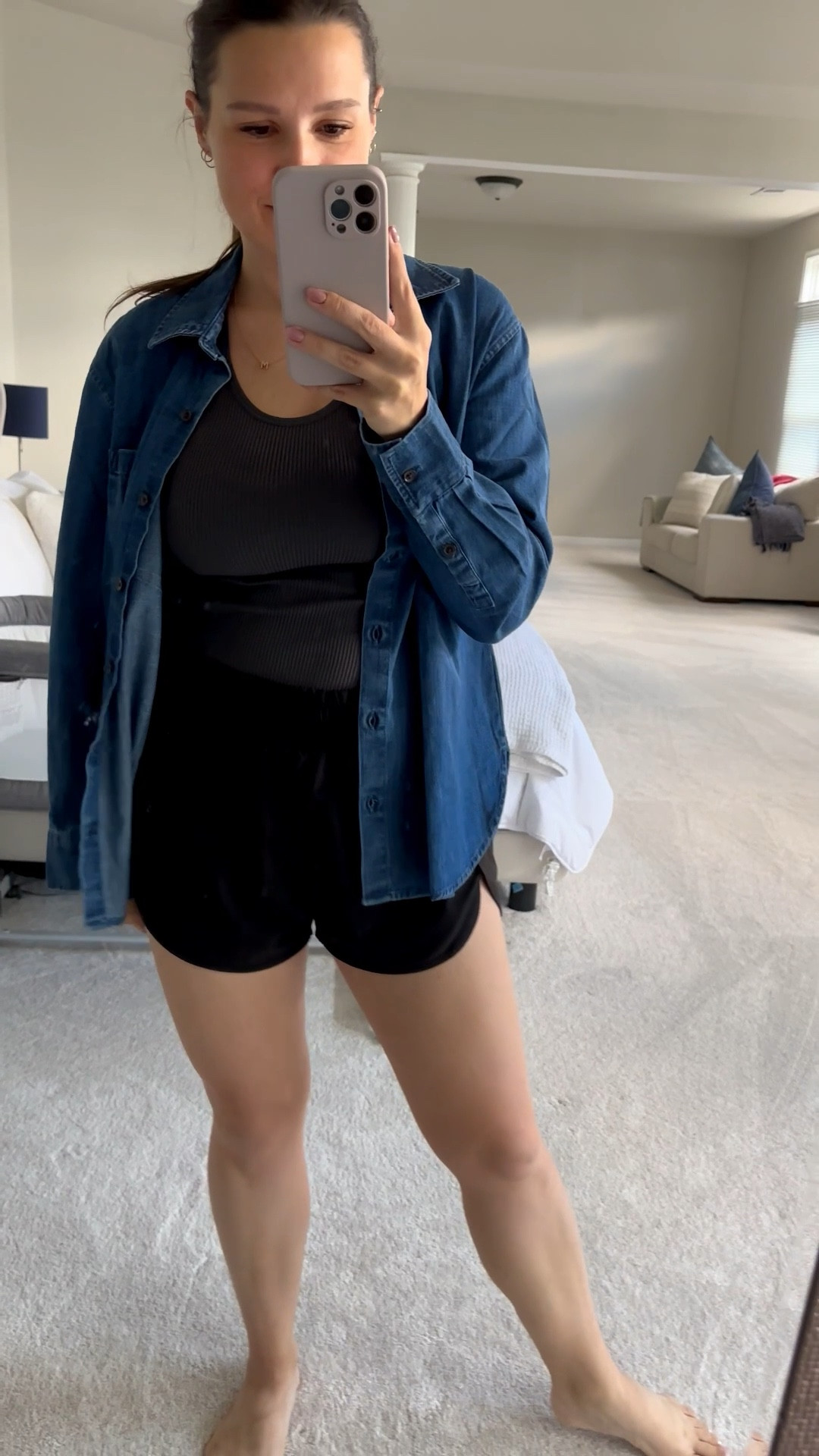 Early fall casual outfit! Perfect for that slight chill in the air in the morning, nice and comfy to chase toddlers around  

#LTKStyleTip #LTKFindsUnder50 #LTKSaleAlert