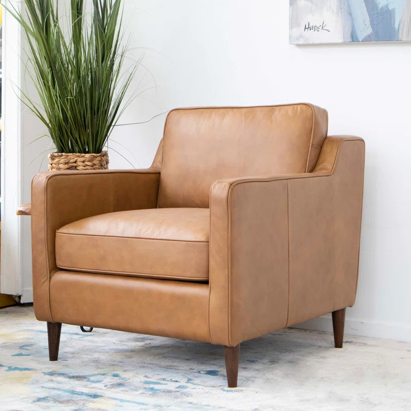 Nemcova Leather Armchair | Wayfair North America