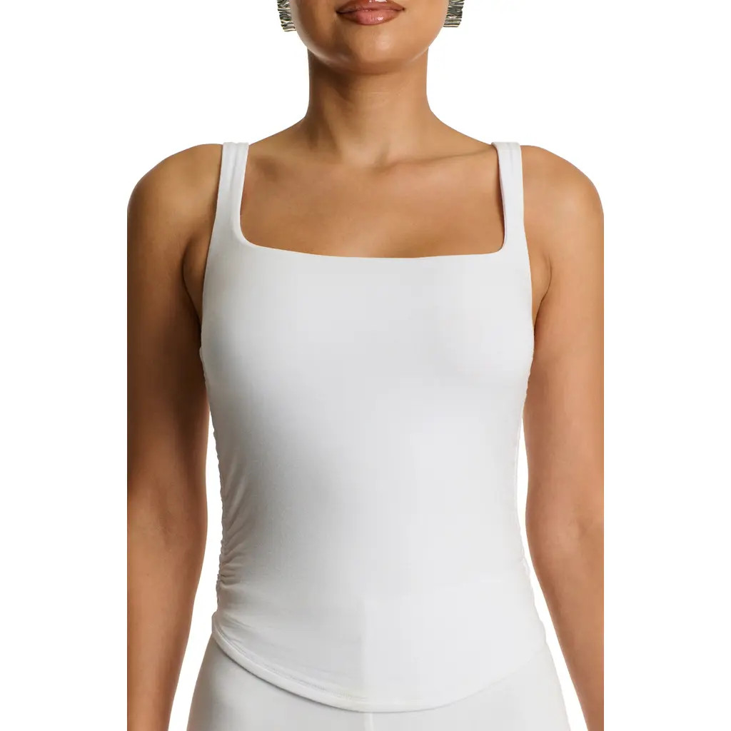 Naked Wardrobe Smooth Tank in White at Nordstrom Rack, Size Large | Nordstrom Rack