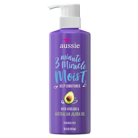 Aussie 3 Minute Miracle Moist Conditioner, Paraben Free, 16.0 Fl Oz | Walmart (US)