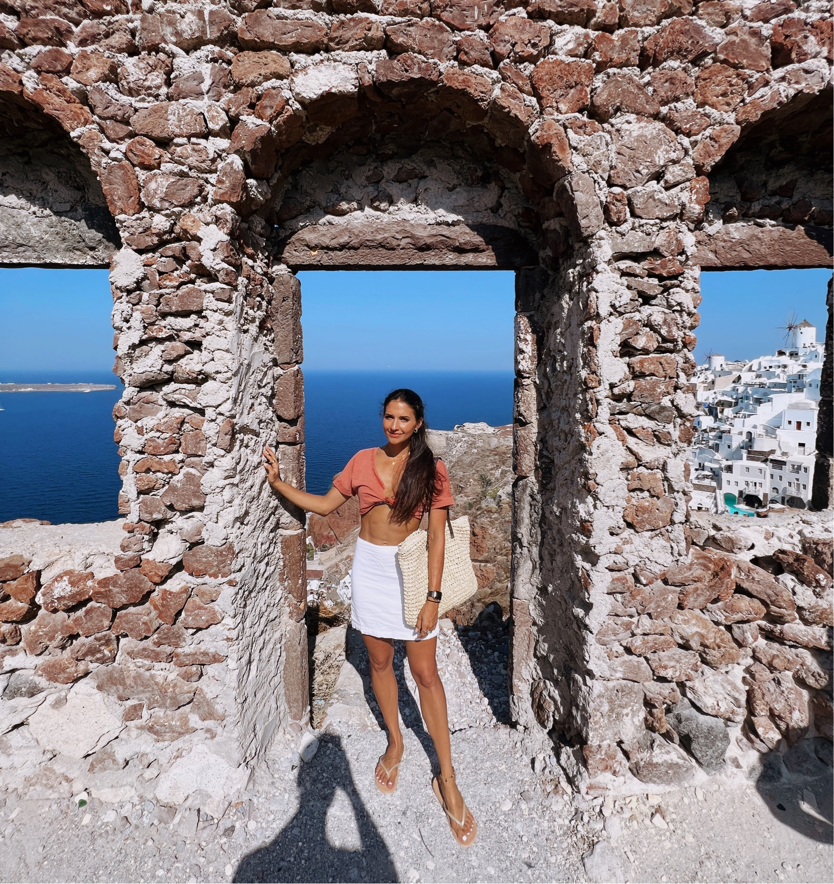 This color shirt is sold out but they have it in white and on sale for less than $20! Perfect to go over a bikini! #anthropologie #swim #vacationoutfit #linenskirt #linenminiskirt #hm #beachbag #amazonfinds 

#LTKSeasonal #LTKstyletip #LTKsalealert