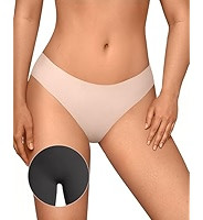 OEAK Seamless Thongs for Women Invisible Thongs No Show Thong Panty Liners Tangas Comfortable Wor... | Amazon (US)