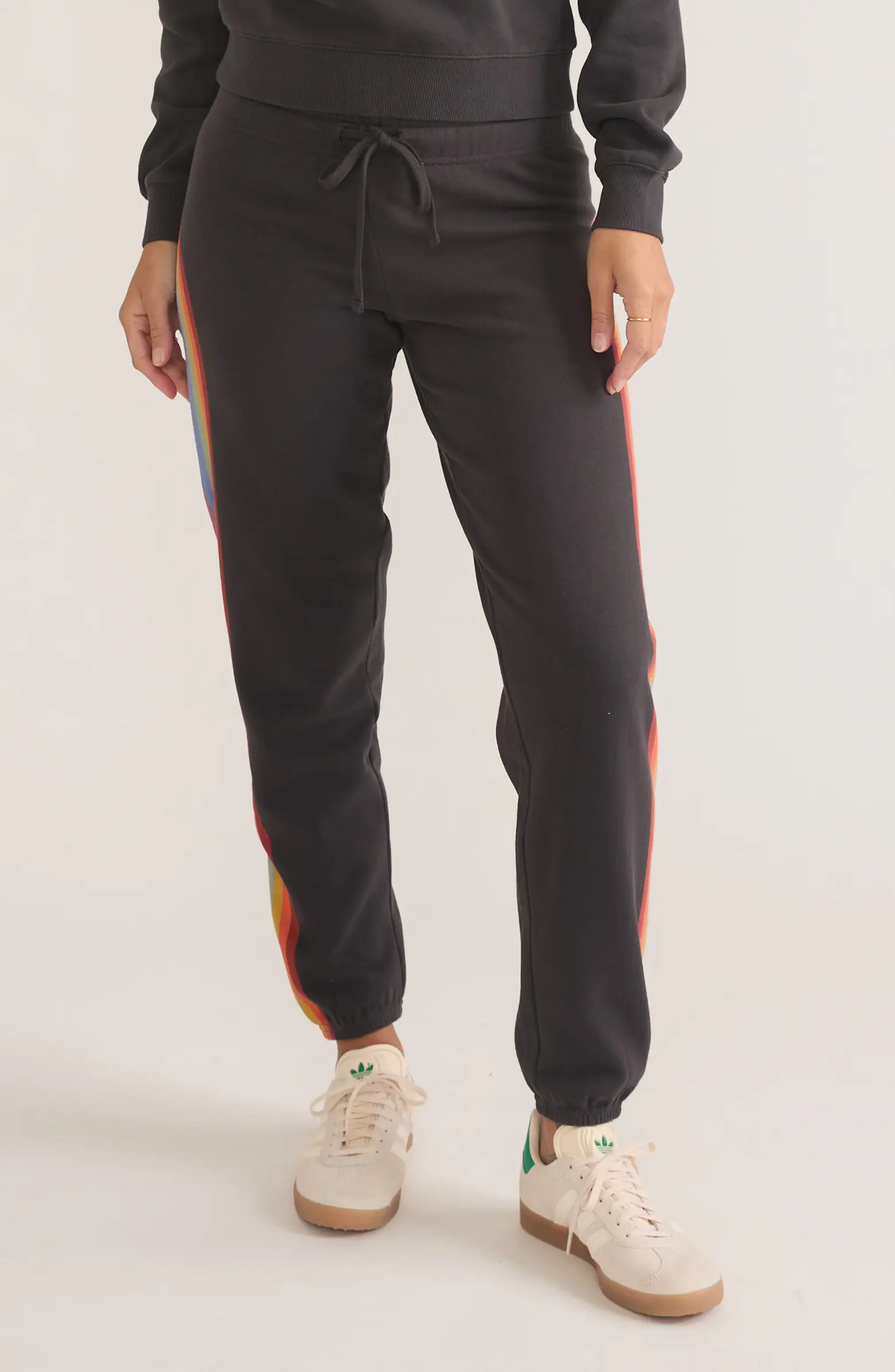Anytime Stripe Fleece Sweatpants | Nordstrom