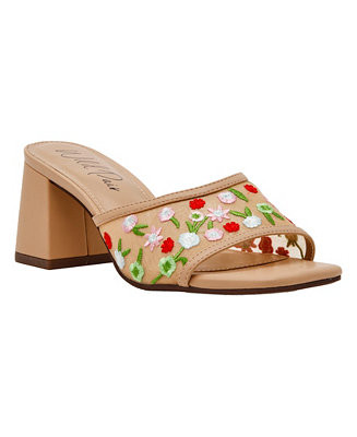 Wild Pair Women's Piillar Slip-On Block Sandals, Macy's Exclusive - Clear Vinyl | Macy's