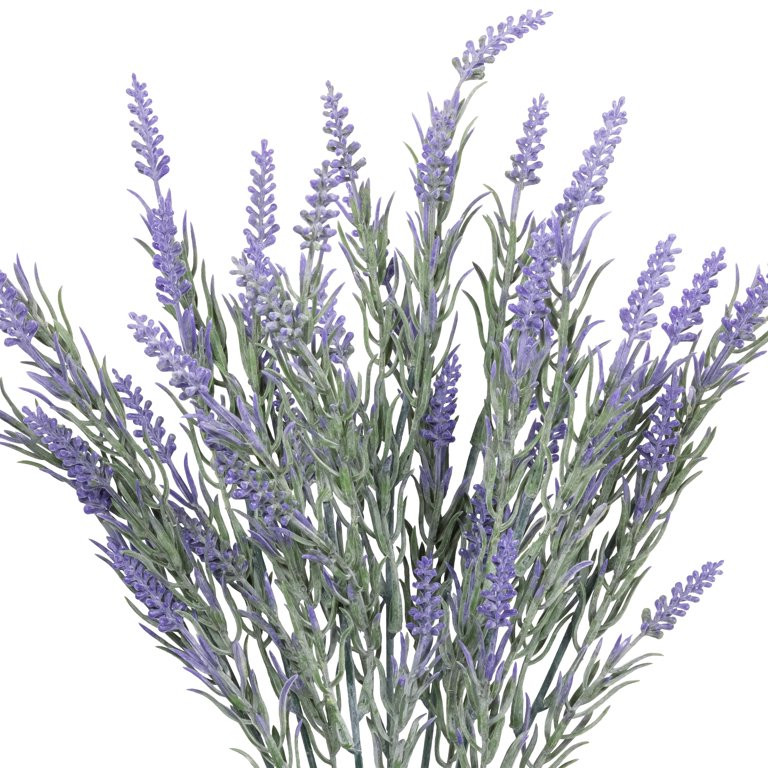 20-inch Artificial Silk Purple Lavender Spring Bush, for Indoor Use, by Mainstays - Walmart.com | Walmart (US)