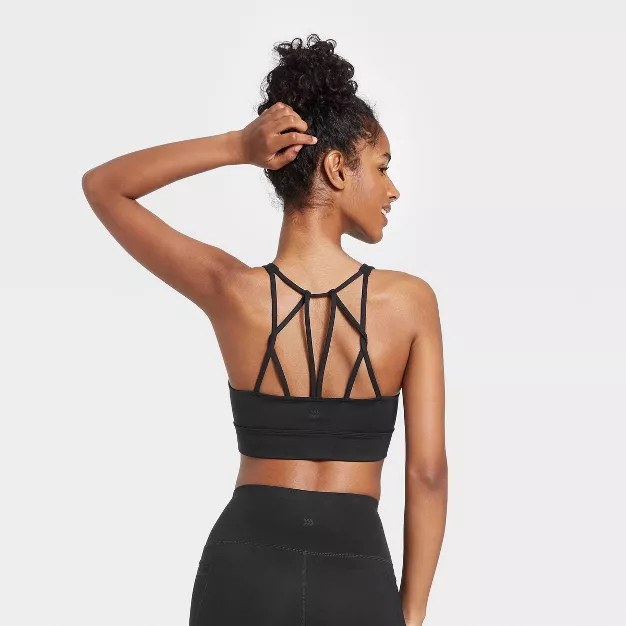 Women's Light Support Multistrap Longline Bra - All in Motion™ | Target