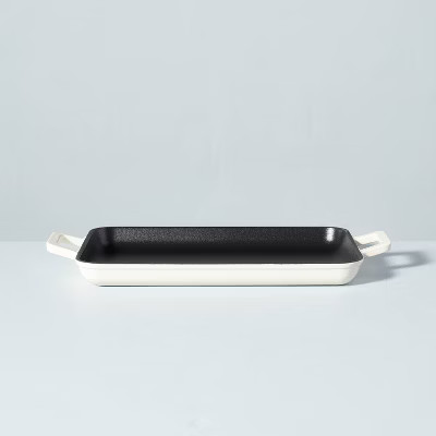 Enameled Cast Iron Griddle Sour Cream - Hearth & Hand™ with Magnolia | Target