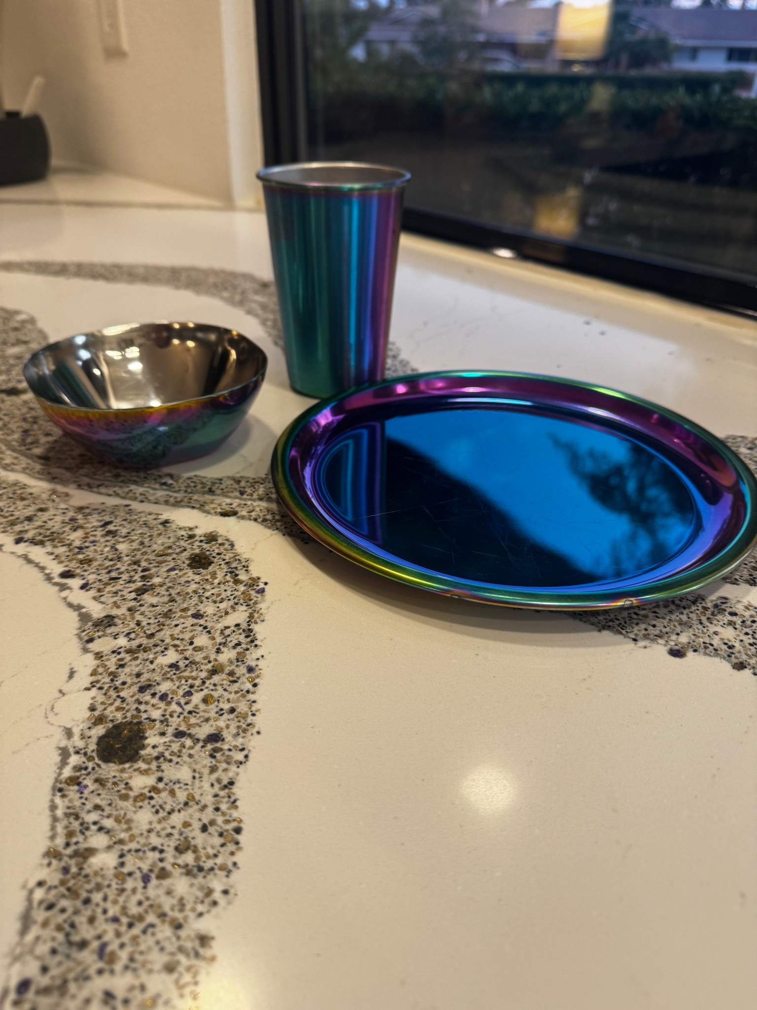 Stainless steel dishes I use for my kids. I wanted to stop using plastic as much in our house so I eliminated their plastic dishes. I like these for the durability and also fun color! 

#LTKKids #LTKGiftGuide #LTKHome